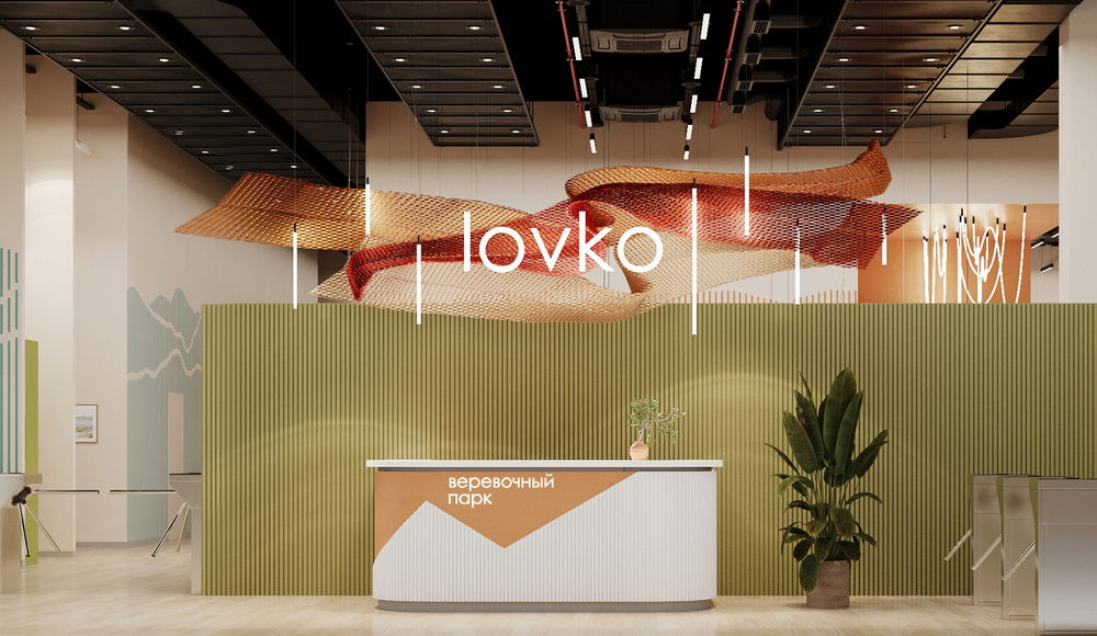 Оформление детского игрового парка развлечений